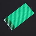 thumbnail image 2 of 100 Unids/Caja Hisopo de Algodón, Microaplicadores Desechables para Maquillaje y Cuidado Personal Micro Desechable Extensión Mascara Brush Pesta?as Pegamento de Limpieza Stick (Verde Medio) Ecomeon no, 2 of 2