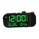 thumbnail image 3 of Reloj despertador con proyección, pantalla LED nítida, formato ajustable de 12/24 horas, decoración sencilla para el hogar. Negro, 3 of 9