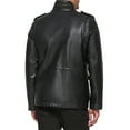 thumbnail image 2 of Levi's Mens Faux Leather Four Pocket Military Jacket Large Black - NWT 225, 2 of 6