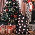 thumbnail image 5 of Christmas Bags Drawstring,Black Christmas Santa Pattern Large Xmas Christmas Gift Bags,Reusable for Xmas and New Year Party Favors and Supplies,27.6" X 19.7", 5 of 6