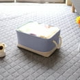 thumbnail image 4 of Panier Décoratif Rectangulaire Bac de Rangement en Tissu, 4 of 5