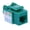 Green, variant on RiteAV CAT6 Keystone Jack Pink Punchdown (110 Type)