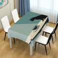 thumbnail image 4 of Yayeee Tablecloths 54" x 54" Rectangle Wrinkle Resistant Party Table Cover, Black Cat, 4 of 8
