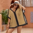thumbnail image 2 of Flesh Color Women's Swimsuit Coverup Summer Beach Cover Up Bathing Suit Dress, 2 of 6