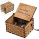 thumbnail image 3 of Can't Help Falling in Love Wood Music Box,Antique Engraved Musical Boxes Case for Birthday, 3 of 5