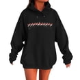 thumbnail image 1 of WILLBEST Sudadera para Mujer, Estilo Casual de Invierno, con Estampado Navideño Del Alfabeto, Cordón Ajustable, Bolsillo y Manga Larga, Estilo Deportivo, con Capucha, Modelo 1436 Mediana, 1 of 4