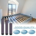 thumbnail image 5 of Uxcell 1 Pcs Adjustable Height Bed Frame Support Legs 7.9"-8.7", Grey, 5 of 7