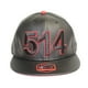 514 - La Cap Guys TCG / Inspired Exclusives PU Noir/rouge Snapback Cap – image 1 sur 5