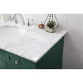 thumbnail image 4 of Elegant Decor Clarence 42" Solid Wood Metal Single Bathroom Vanity Set in Green, 4 of 8