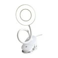 thumbnail image 3 of Mainstays LED Ring Light, 18.9 in, Flexible Gooseneck with Clip, White Finish, 1-Pack, 3 of 6