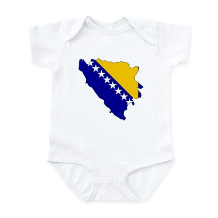 

CafePress - Bosnia And Herzegovina Flag Infant Bodysuit - Baby Light Bodysuit Size Newborn - 24 Months