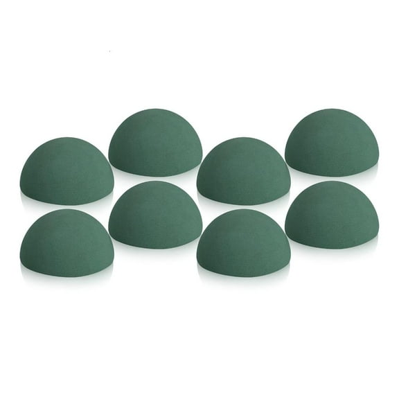YIEMEEN 8Pcs Floral Dry Foam Half Balls Half Round Foam Block For Wedding Bouquets