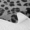 thumbnail image 5 of Erosebridal Fashion Leopard Spot Quilt King for Girls, Gray Animal Print King Coverlet Set, 3 Pieces, 5 of 7
