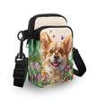thumbnail image 3 of HELLHERO Ghost Flower Pattern Women Shoulder Bag Unique Gift, with Zipper for Daily Commute or Casual Outings, Travel, Outdoor and Daily Use, 3 of 7