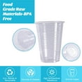 thumbnail image 5 of 500Pack 9 OZ Clear Plastic Cups,Cold Party Drinking Cups,Transparent Plastic Cups Bulk, Disposable Cups for Wedding,Thanksgiving, Christmas Party, 5 of 7