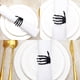 thumbnail image 5 of Billuyoard Paquete de 8 servilleteros de Halloween, pañuelos decorativos, soporte de papel, Hotel, comedor, boda, Festival, decoración de cocina Mostrada  Plata Billuyoard HA067854-02, 5 of 6