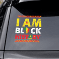 thumbnail image 2 of Lotusprinthandmade Black Celebrate Pride Transparent Vinyl Decal 4 Sizes Style 01, 2 of 5