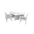 thumbnail image 2 of Miami Table à Manger Patio Extérieur Rectangulaire W / 6 Chaises Sans Bras, 2 of 2