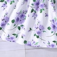 thumbnail image 4 of Lavender Girls 2-Piece Floral Dress and Ruffled Cardigan Set,Spring Summer Occasion Wear,Size 3-4T, 4 of 9