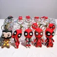 thumbnail image 4 of Deadpool & Wolverine Deadpool 3 Keychain Pendant Figure Doll Toy Cool Movie Doll Toy Model Figure Decoration Kid Birthday Gifts, 4 of 5
