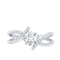 thumbnail image 4 of Rosec Jewels Lab Grown Diamond 1 Carat Engagement Ring, EF-VS Quality - Ideal For Gift, 10K White Gold, US 7.50, 4 of 8