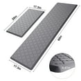 thumbnail image 3 of GALMAXS7 Kitchen Mat Anti Fatigue Cushioned Non Slips Kitchen Rugs and Mats Comfort Foam Floor Mat for Standing,17"x29"+17"x60",Gray, 3 of 10