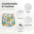 thumbnail image 6 of Lsque Colorful Fruits Printed Women's Running Shorts with Liner Pockets,Elastic Quick Dry Workout Athletic Gym Yoga Shorts,Womens High Waist Shorts-X-Large, 6 of 9
