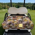 thumbnail image 2 of Whosucclay Horses Wildflowers Golf Cart Seat Towel, 4 Pockets Seat Blanket for EZGO Yamaha Carts Club Car Front Seat 2-Person Golf Cart, 51.18 x 30.3 inches, 2 of 9