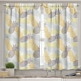 thumbnail image 2 of Ambesonne Fruits Valance & Curtain, Exotic Pineapple Tropics, 55"x36", Marigold Dimgray, 2 of 6