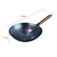 thumbnail image 5 of Siruishop Nonstick Wok Universal Cooking Wok Pots Induction Cooker Cooking Gas Wok Pan 40cm, 5 of 5