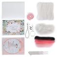 thumbnail image 2 of DIY Animal Needle Crafts, DIY Hand-Made Wool Chemical Fiber Needle Felting Kit Portable  For Beginner For Animal Hand-Made Toy Arts Crafts 185# Ballet Alpaca, 2 of 8