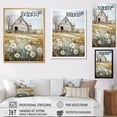 thumbnail image 4 of Designart "Quiet Retreat at the Farmhouse II" Floral Floater Framed Canvas Print, 4 of 7