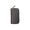 thumbnail image 1 of Funda de cuero para llaves Qarigey Tarjetero Monedero con cremallera Negro, 1 of 6