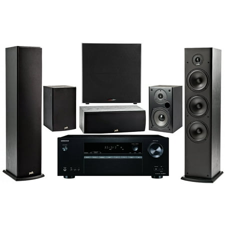 Onkyo 5.2 -Channel Wireless Bluetooth 4K 3D A/V Surround Sound Multimedia Home Theater