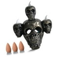thumbnail image 4 of Candle Light Halloween Party Scary LED Candlestick Light Flameless Plastic Decoration Lamp  Dark Gold, 4 of 8