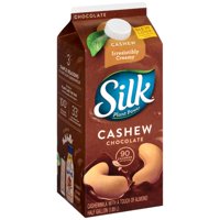 Silk Cashew Chocolate Creamy Cashewmilk, 0.5 gal