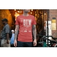 thumbnail image 2 of Detroit T Shirts Unisex S M L XL XXL - Detroit DTW Airport T-Shirt — Detroit Tee Shirts by DETROIṬREBELS, 2 of 4