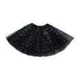 thumbnail image 4 of SSKFHGI Star Moon Glitter Childrens Mesh Skirt Girls Dance Skirt Half Body Skirt, 4 of 8