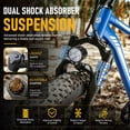 thumbnail image 4 of SUNTIBYE K10 Electric Bike 1000W, 48V 15Ah, 20" Fat Tire Ebike, 28MPH, E-Mountain Bike UL2849,Blue, 4 of 10