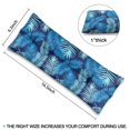 thumbnail image 3 of Jungle Leaves Design Heart Surgery Recovery Pillow - Secure Strap Seat Belt Cushion - Tropical Floral Mastectomy Protection Gift, 3 of 4