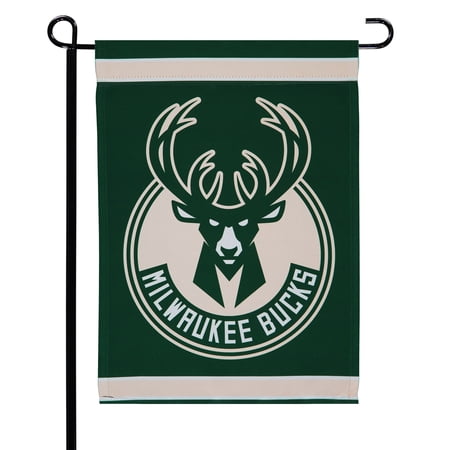 WinCraft Milwaukee Bucks 12 x 18 Double-Sided Garden Flag