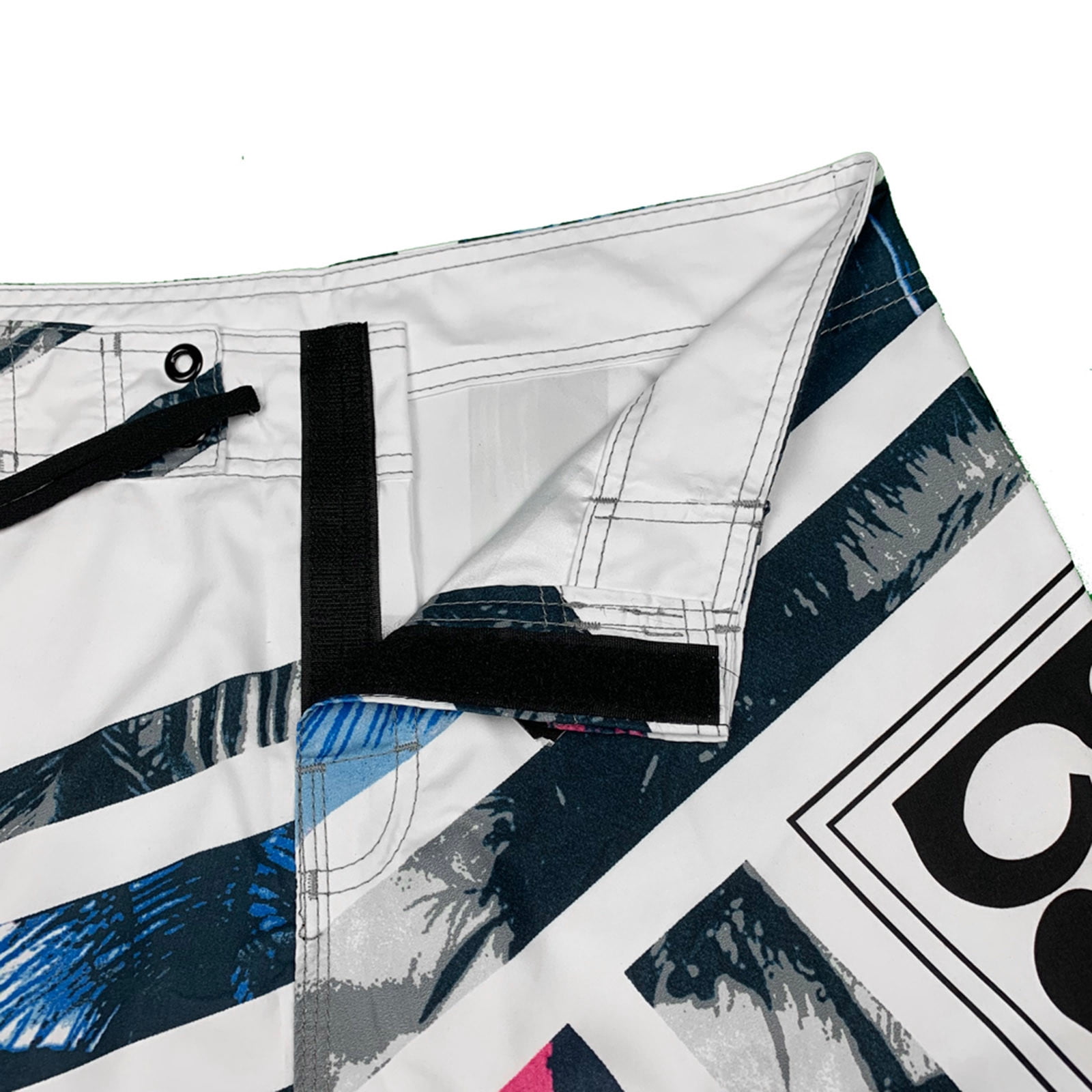 dmqupv Mens Swim Trunks Long Length Mens Fashion Leisure And Fitness Sports Plus Size Five Surf Mens Swimming Trunks below Knee White X-Large