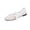 White, variant on Jamicy Women's Casual Shoes Floral Lace Mesh Ballet Flats Comfortable Dressy Square Closed Toe Bow Ballerina Dress Shoe