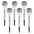 thumbnail image 2 of Paquete de 6 Luces Solares para Jardín, Impermeables Ip44, con 6-12 H de Autonomía, Encendido y Apagado Automático, Bombillas Que Cambian de Color y Cálidas para Decorar Caminos de Jardín., 2 of 7