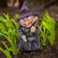 thumbnail image 4 of Spooky Halloween Gnome Decor With Witch Hat Design For Indoor Outdoor Scary Fun Lawn Garden Home Festive Party Decorations, 4 of 5