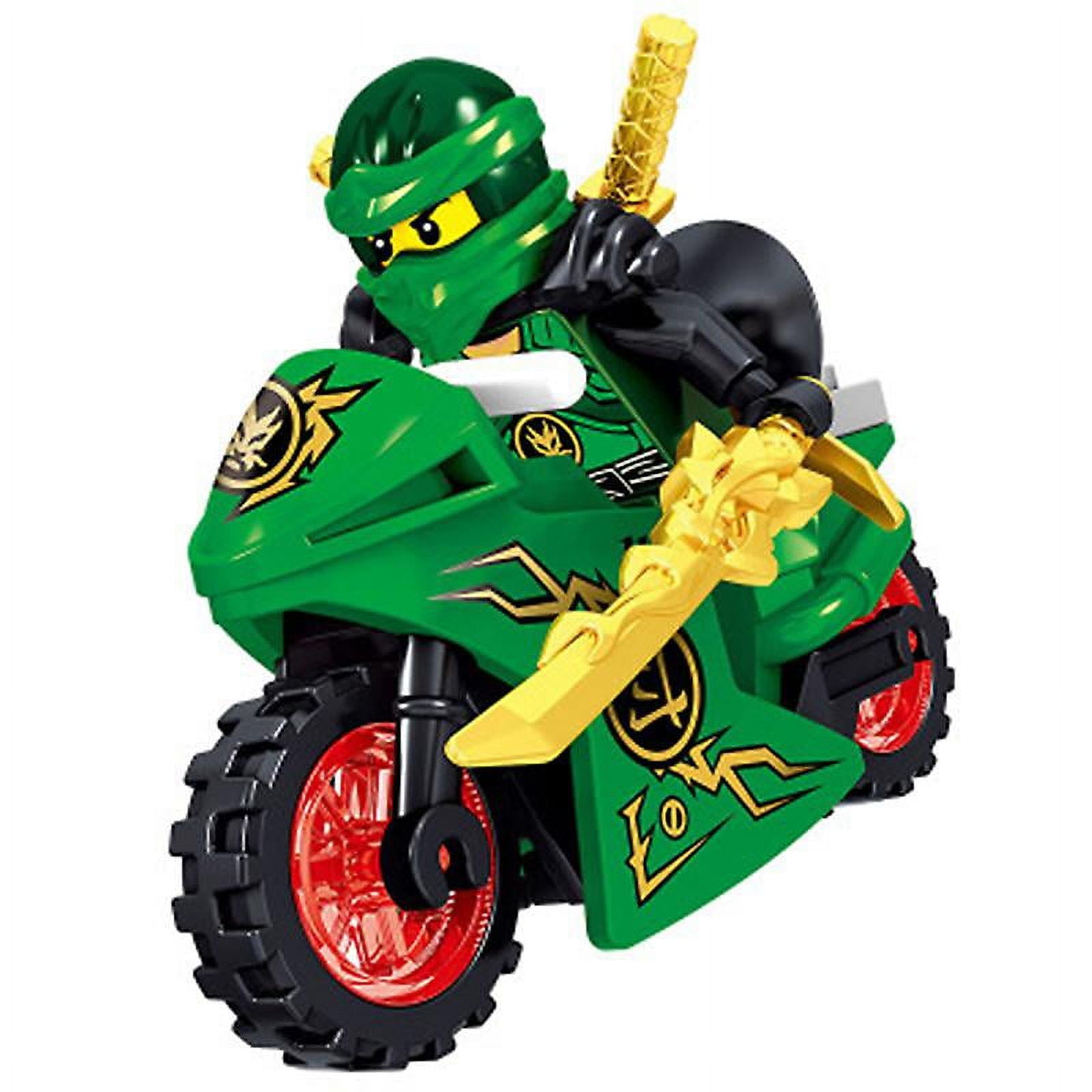 8stk Ninjago Motorcycle Set Minifigures Ninja Mini Figures Blocks