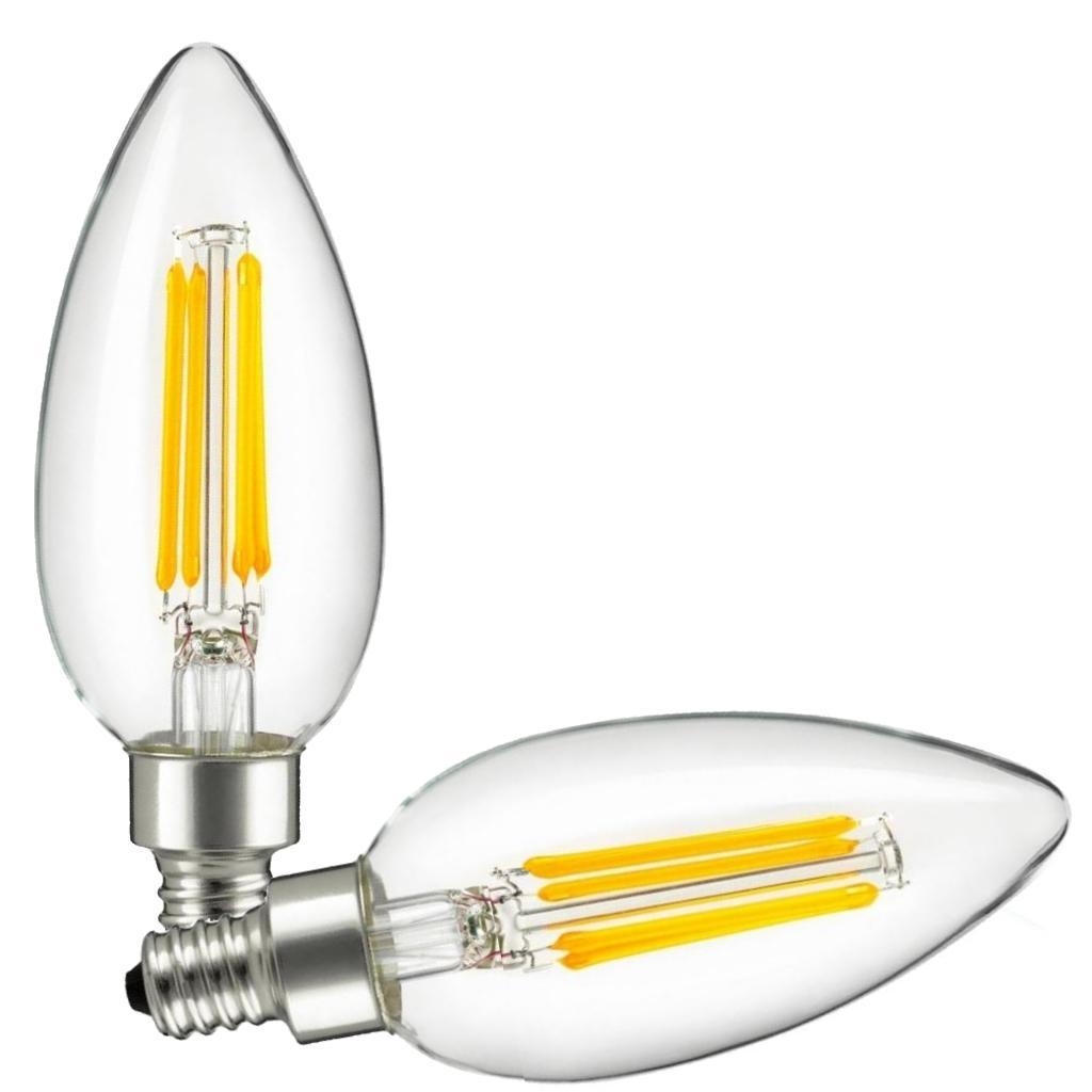 Sunlite 80632 4 watt 120 volt CA11 Candelabra Screw Base 2700K Clear