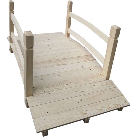 17148 Coral Caost Harrison 4ft Garden Bridge, Natural