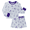 Wednesday Purple, variant on Care Bear Girls Halloween Long Sleeve Top and Short Pajama Set, 2-Piece, Sizes 4-12
