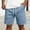 Blue, variant on YLSDY Men's Summer Solid Printed Fashion Shorts, Drawstring Waist Pocket Design, Lightweight Casual Shorts for Men Khaki XXXL